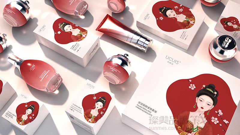 ucuis 插畫(huà)國(guó)潮風(fēng)化妝品包裝設(shè)計(jì)圖03