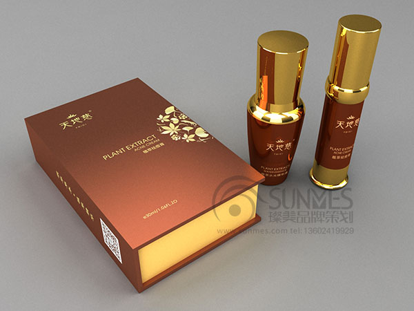 天地姿護(hù)膚品中草配方包裝設(shè)計